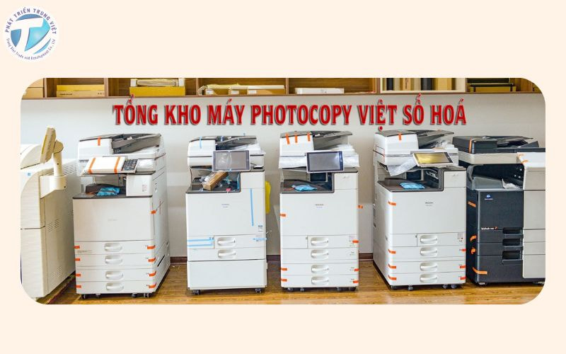 Tổng kho máy photocopy của Việt Số Hóa - Dịch vụ photocopy​
